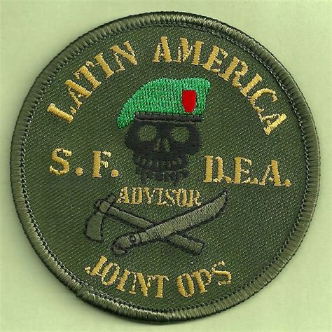 DEA Latin America Joint Operations Advisor Police Patch