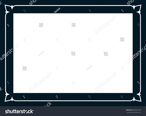 Photo Picture Art Frame Border Passepartout Stock Vector (Royalty Free ...