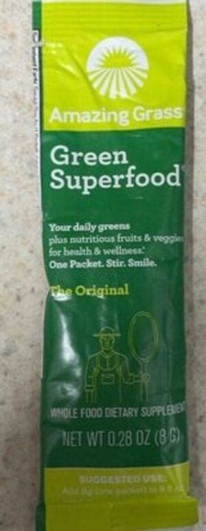 Amazing Grass Original Green Superfood - 8 g, Nutrition Information | Innit