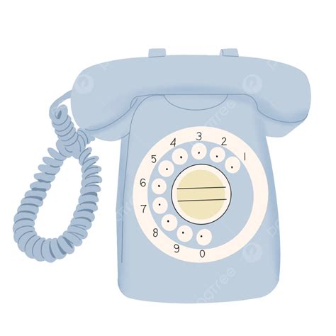 Vintage Telephone PNG Transparent, Light Blue Telephone Vintage ...