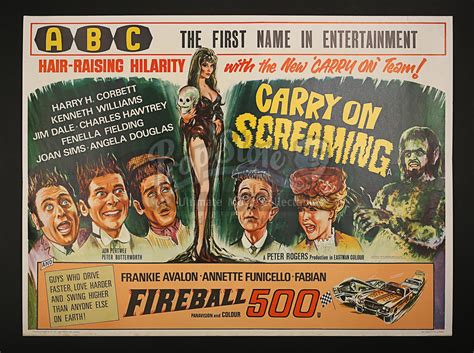 CARRY ON SCREAMING! (1966) - UK Quad Poster (1966) - Current price: £500