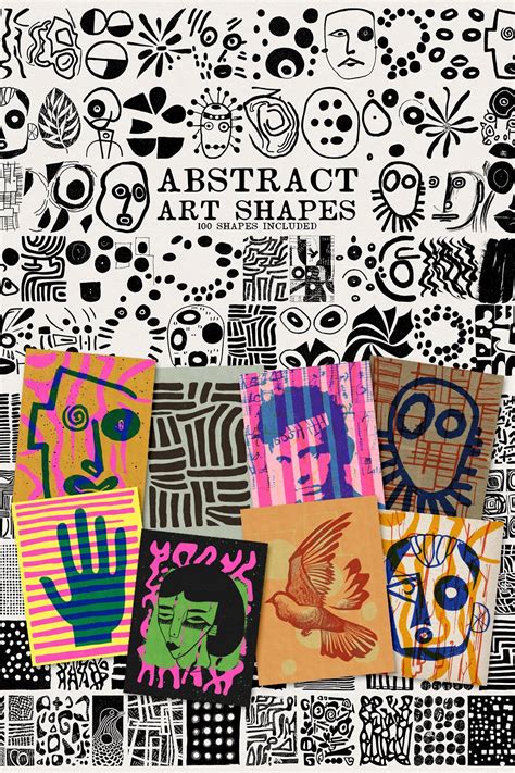 Abstract Art Shapes Collection