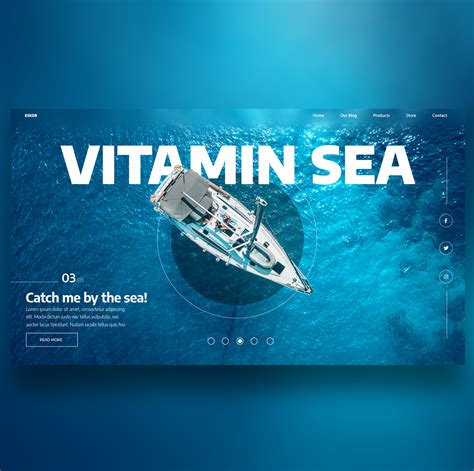 Vitamin Sea ⛵🌊 - this beautiful blue 🤩 on Behance