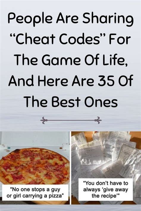 People Are Sharing “Cheat Codes” For The Game Of Life, And Here Are 35 ...