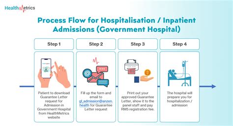 Government Hospital Admission Workflow (Cashless) – HealthMetrics Sdn Bhd