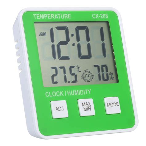 Docooler LCD Digital Indoor Thermometer Hygrometer Room ℃/℉ Temperature Humidity Gauge Meter ...