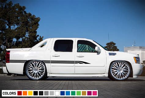 Chevrolet Avalanche decals, stickers and vehicle graphics