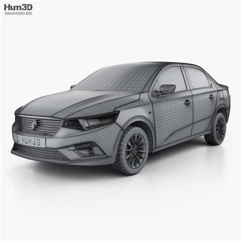 Iran Khodro K132 2022 3D model - Download Vehicles on 3DModels.org