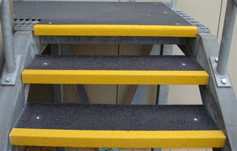 GRP Anti-Slip Stair Treads & Nosings | Indoor & Outdoor | GripClad UK