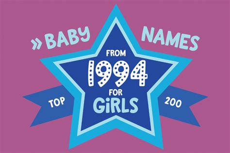 200 most popular baby names for girls born in 1994, at ClickBabyNames