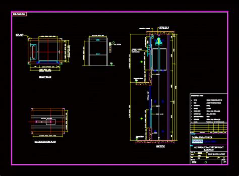 Elevator Section Cad Block - IMAGESEE