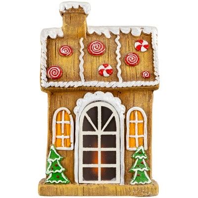 Northlight Led Lighted Peppermint Gingerbread House Christmas ...