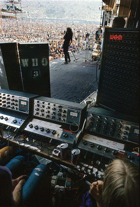 Free at the 1970 Isle Of Wight Festival, mixed on WEM Audiomasters and playing through the Who’s ...