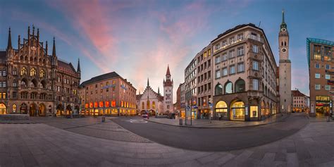 Panorama of Marienplatz, Munich, Germany | Anshar Images