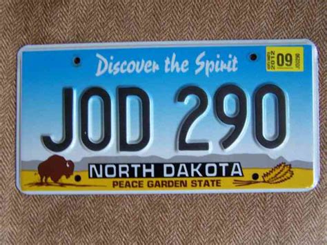 ND North Dakota vanity PNP license plate - GETSTUK - GET