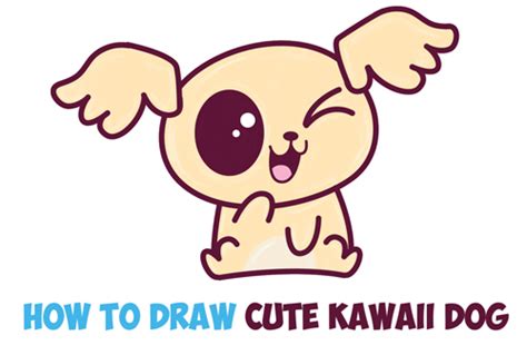 how to draw a kawaii dog – How to Draw Step by Step Drawing Tutorials