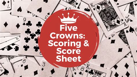 10 Easy Tips To Make A Five Crowns Winning Strategy