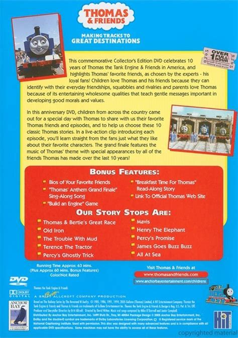 Thomas & Friends: 10 Years Of Thomas & Friends (DVD 2005) | DVD Empire