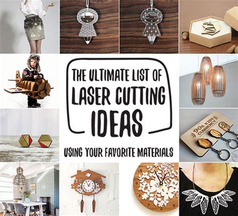 New Year, New Projects: Ultimate List Of 50 Laser Cutting Ideas