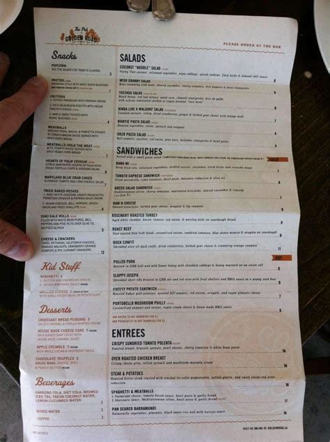 The Pub at Golden Road Brewing Menu - Urbanspoon/Zomato