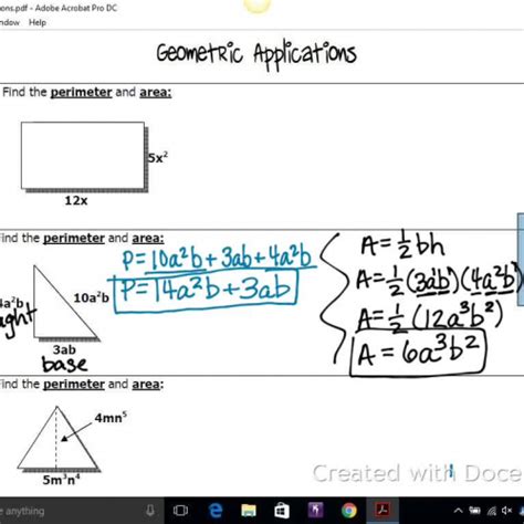 Geometric Applications 2