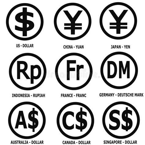 Deutsche Mark Germany Currency Symbol Icon Vector Illustration Stock ...