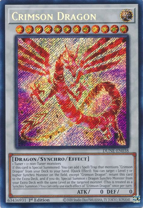 Crimson Dragon (card) | Yu-Gi-Oh! Wiki | Fandom