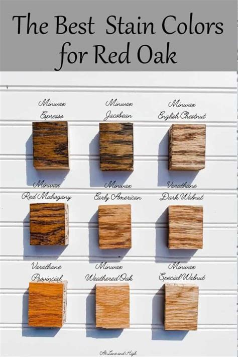 The Best Wood Stains for Red Oak