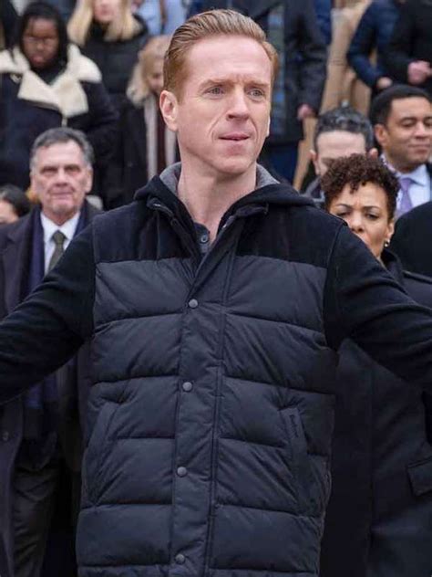 Damian Lewis Billions Black Puffer Vest - New American Jackets