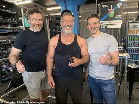 Mel Gibson, 66, shows off his bulging biceps as veteran star squeezes ...