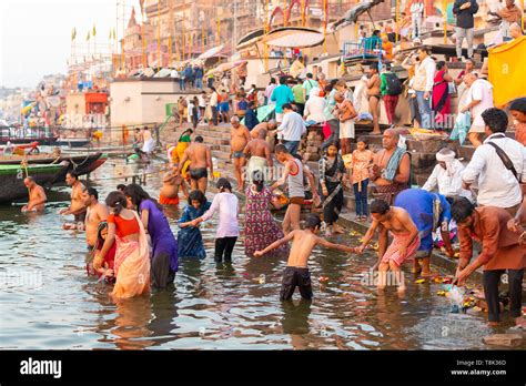 Varanasi, India, 27 Mar 2019 - Showing the colorful traditional clothing and Hindu religious ...