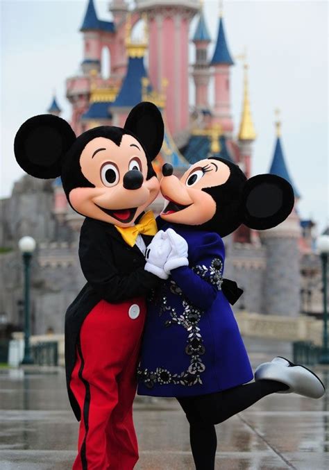 Mickey and Minnie at Disneyland Paris. Minnie shopped for a new outfit ...