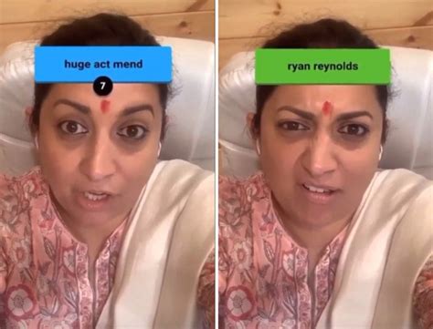 Smriti Irani gibberish | Smriti Irani nails Instagram's viral 'Guess the Gibberish' challenge ...