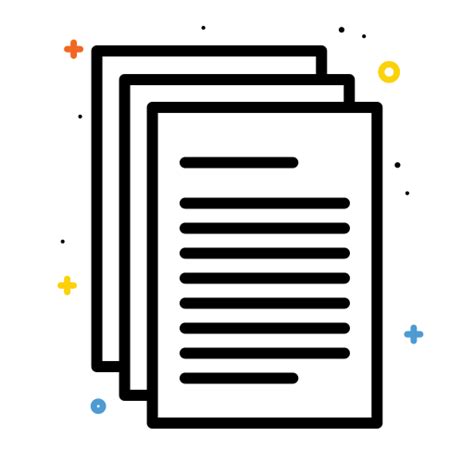 Documents pages - Business & Finance Icons