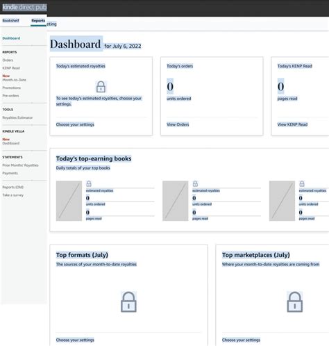 KDP Reports in a Nutshell : Hallard Press, LLC