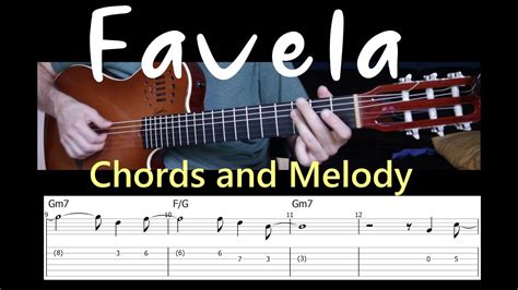 Favela | O Morro Não Tem Vez | Chords & Melody | Guitar Tab - YouTube