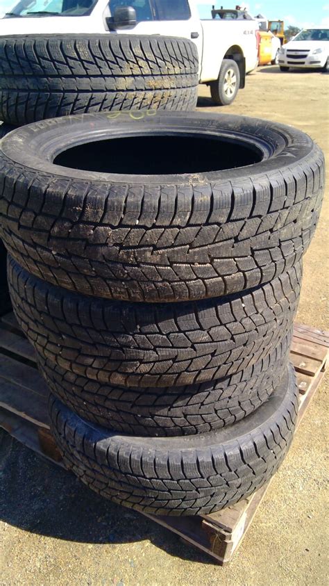 Set of 4 - 225/60R18 Motomaster Winter Edge Tires