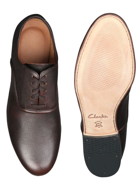 Clarks Office Genuine Leather Brown Formal Shoes Price in India- Buy ...