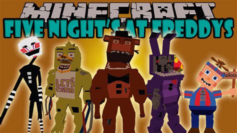 FIVE NIGHTS AT FREDDY'S MOD - Terror Super Realista!!! - Minecraft mod ...