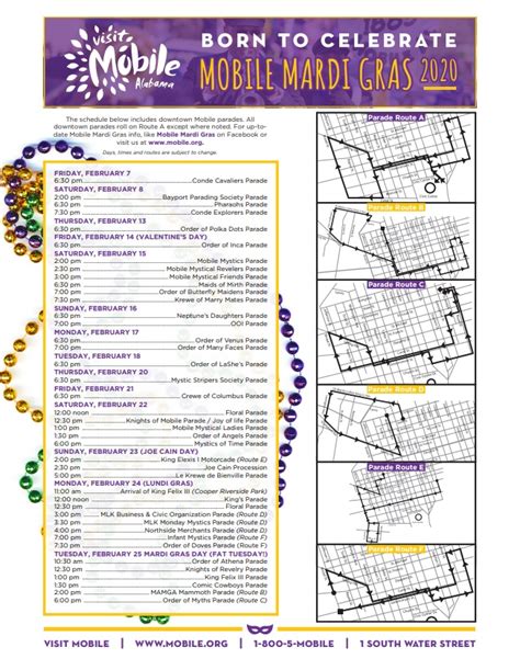 2020 Mardi Gras Parade schedule for Mobile – WKRG News 5