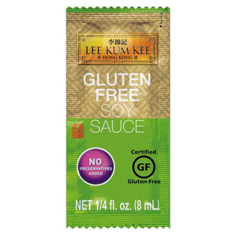 Lee Kum Kee 8 mL Gluten-Free Soy Sauce Packet - 500/Case