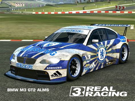 REAL RACING 3 MOD SKIN LIVERY VINLY: 2010_bmw_m3_gt2-SKIN CHELSEA FC - BMW M3 GT2 (HD LIVERY) by ...