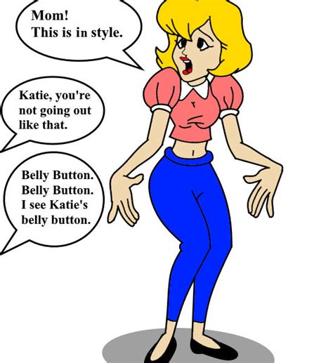 Katie Kaboom's Belly Button Blues by wyattloughrie on DeviantArt