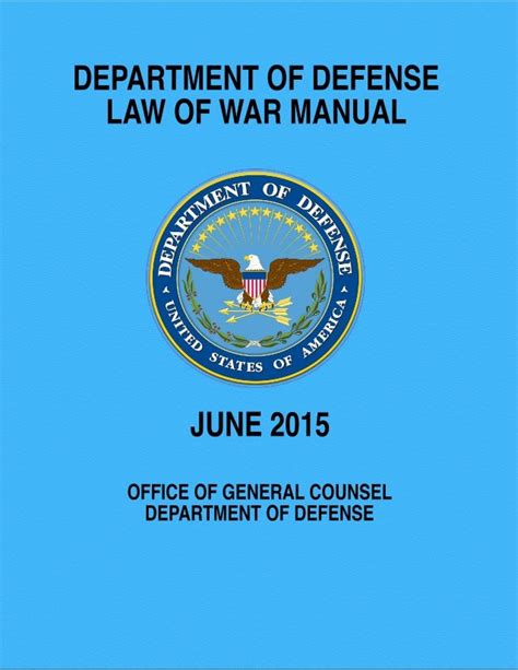 LAW OF WAR MANUAL