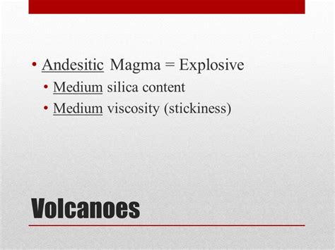 Volcanoes Objective: Understanding what causes volcanoes and the ...