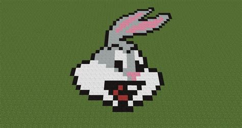 Bugs Bunny Pixel Art Minecraft Minecraft Pixel Art Pixel Art Art | The ...