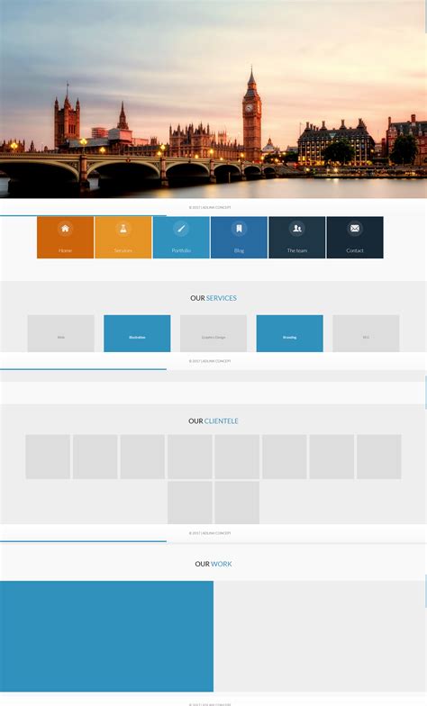 Responsive HTML Template | SourceCodester