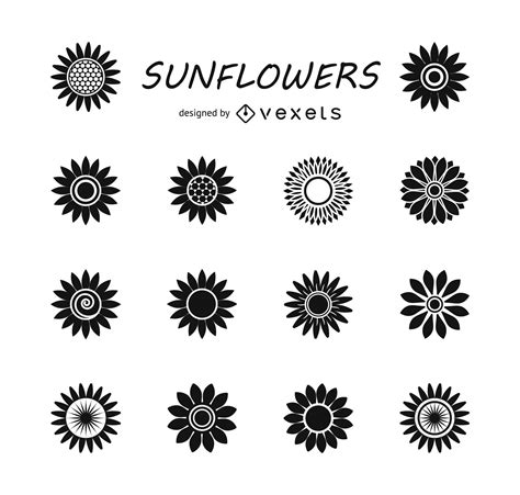 Free photo: Sunflower Silhouettes - Beautiful, Cool, Natural - Free Download - Jooinn