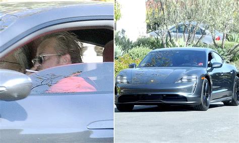 Matthew Perry drives around Los Angeles in a $114,000 Porsche Taycan 4S | Daily Mail Online