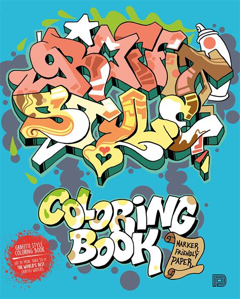 Graffiti Style Coloring Book - Wet Paint Artists' Materials and Framing